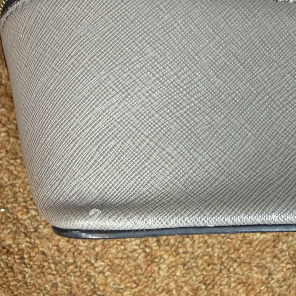 kate spade cream, beige, and gray striped tote - Picture 3 of 9